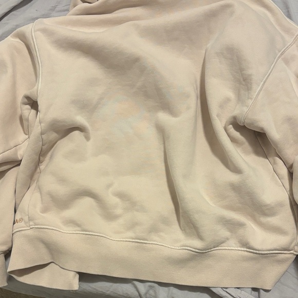 Aritzia Oracle Pink TNA sweat fleece perfect fit zip up hoodie - Picture 6 of 6